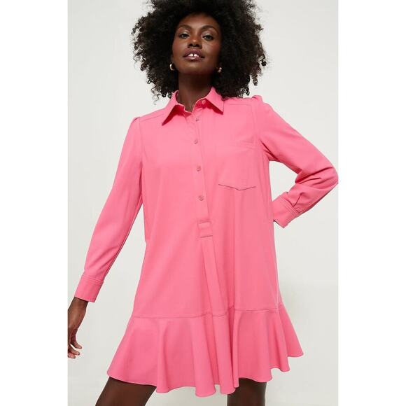 tuckernuck pink dress Tuckernuck Hot Pink Feather Jamie Dress Hot Pink / S